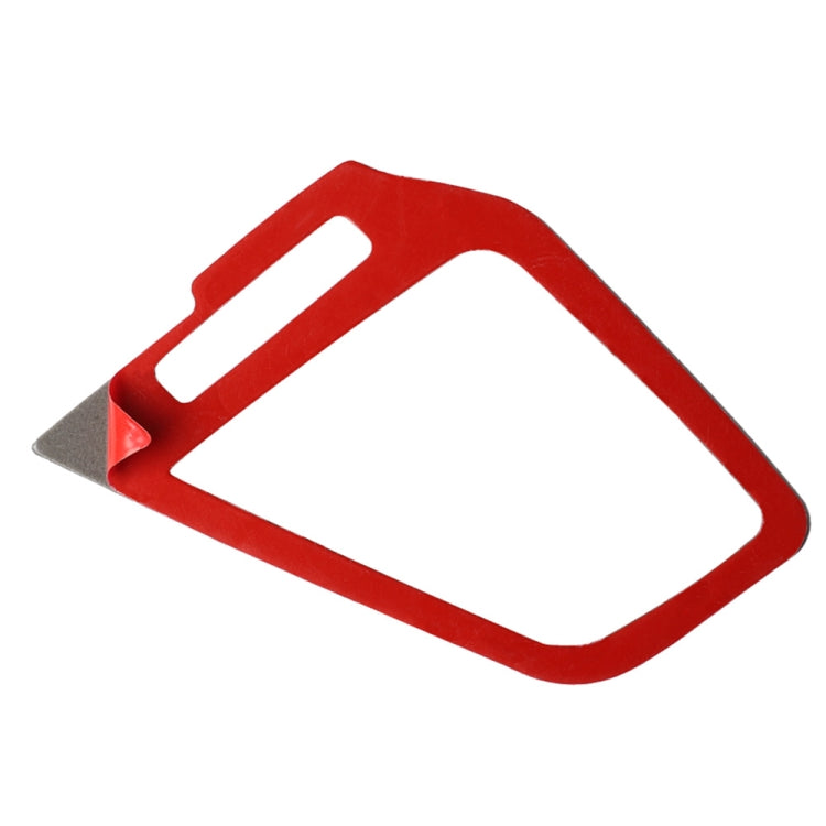 Car Carbon Fiber Left and Right Air Outlet Decorative Sticker for Honda Tenth Generation Civic 2016-2019, Left Drive (Red) by buy2fix