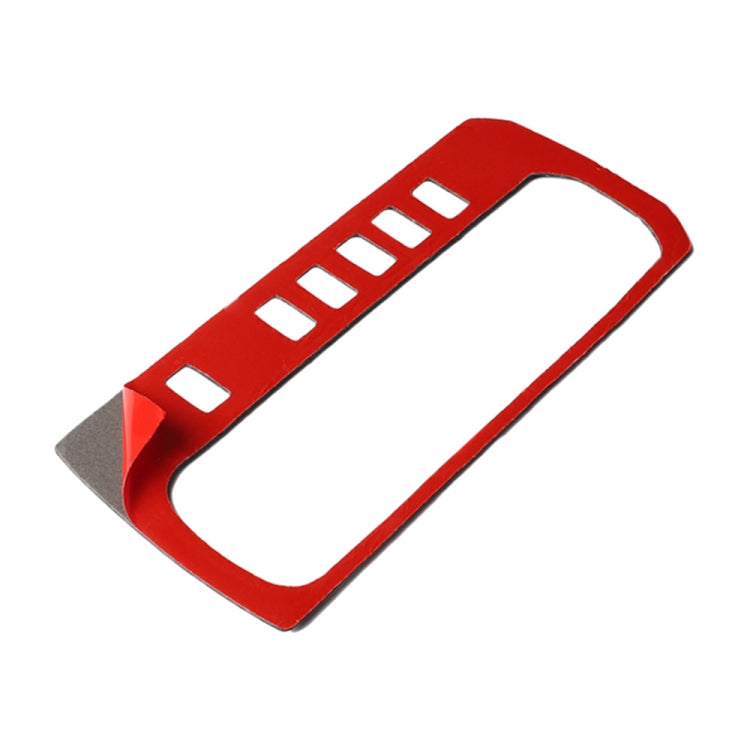 Car Carbon Fiber Gear Button Frame Decorative Sticker for Honda Tenth Generation Civic 2016-2019, Right Drive (Red) by buy2fix