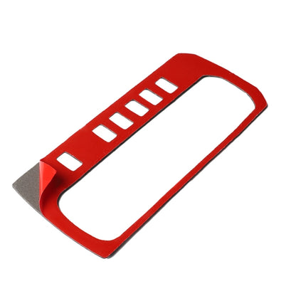 Car Carbon Fiber Gear Button Frame Decorative Sticker for Honda Tenth Generation Civic 2016-2019, Left Drive (Red) by buy2fix