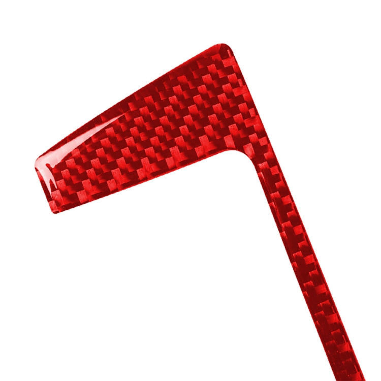 Car Carbon Fiber Headlight Switch Panel Decorative Sticker for Honda Tenth Generation Civic 2016-2019, Right Drive (Red) by buy2fix