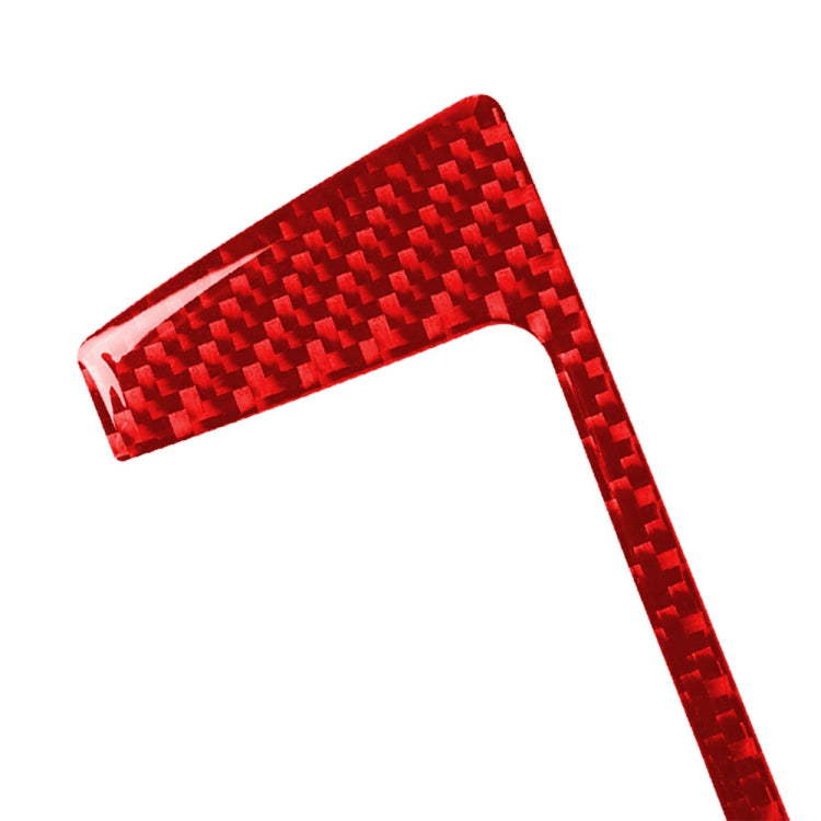 Car Carbon Fiber Headlight Switch Panel Decorative Sticker for Honda Tenth Generation Civic 2016-2019, Left Drive (Red) by buy2fix