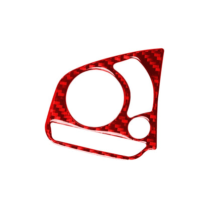Car Carbon Fiber Steering Wheel Button Middle Configuration Decorative Sticker for Honda Tenth Generation Civic 2016-2019, Left and Right Drive Universal (Red) by buy2fix