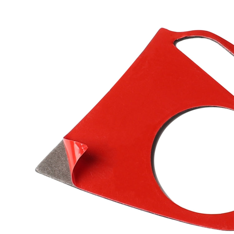 Car Carbon Fiber Steering Wheel Button High Configuration Decorative Sticker for Honda Tenth Generation Civic 2016-2019, Left and Right Drive Universal (Red) by buy2fix