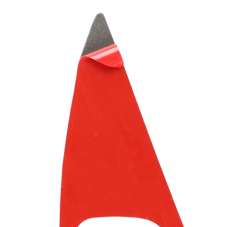 Car Carbon Fiber Door Handle Door Wrist Panel Decorative Sticker for Honda Tenth Generation Civic 2016-2019, Left and Right Drive Universal (Red) by buy2fix