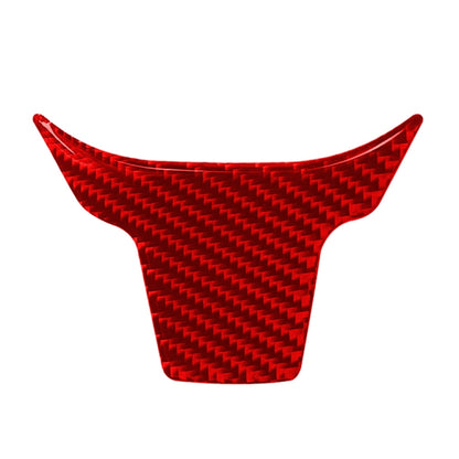 Car Carbon Fiber Steering Wheel Decorative Sticker for Honda Tenth Generation Civic 2016-2019, Left and Right Drive Universal (Red) by buy2fix