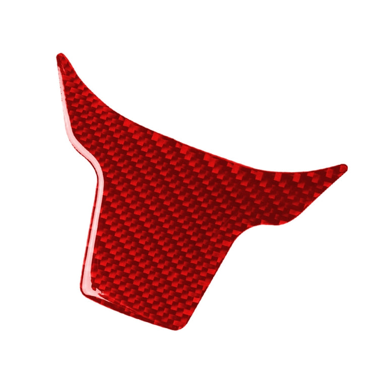 Car Carbon Fiber Steering Wheel Decorative Sticker for Honda Tenth Generation Civic 2016-2019, Left and Right Drive Universal (Red) by buy2fix