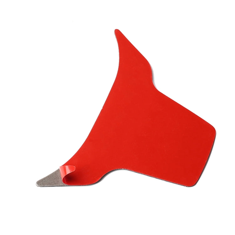 Car Carbon Fiber Steering Wheel Decorative Sticker for Honda Tenth Generation Civic 2016-2019, Left and Right Drive Universal (Red) by buy2fix