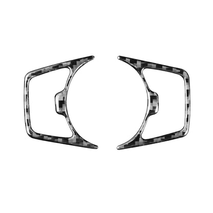 Car Carbon Fiber Headlight Switch Decorative Sticker for Ford F150 2017-2020, Left and Right Drive Universal by buy2fix