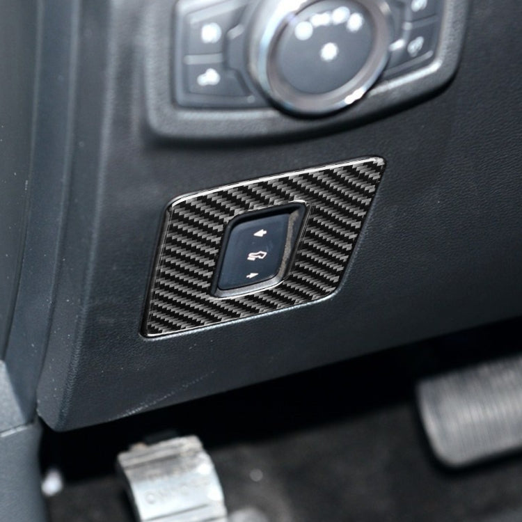 Car Carbon Fiber Throttle Brake Adjust Decorative Sticker for Ford F150 2017-2020, Left and Right Drive Universal by buy2fix