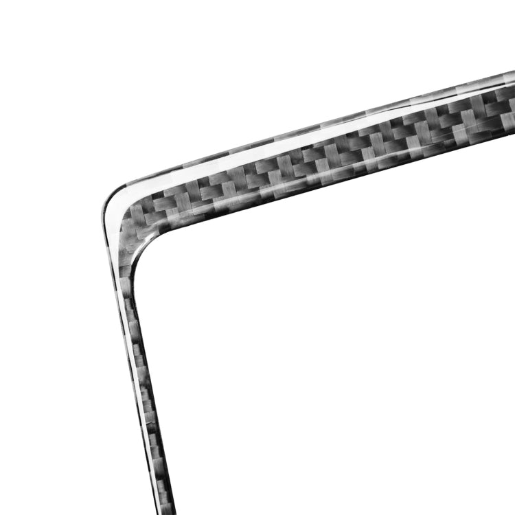 Car Carbon Fiber Front Water Cup Holder Frame Decorative Sticker for Ford F150 2017-2020, Left Drive by buy2fix