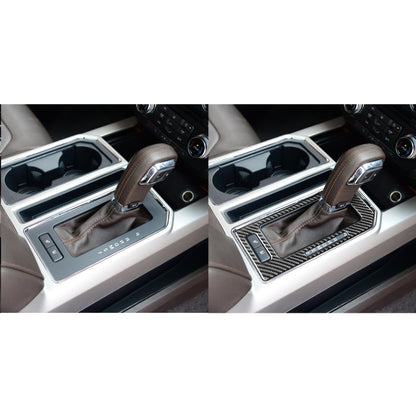 Car Carbon Fiber Gear Panel A Decorative Sticker for Ford F150 2017-2020, Right Drive by buy2fix