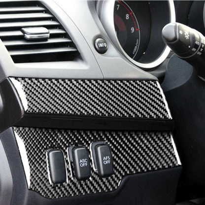 3 PCS Car Carbon Fiber Driver Light + Dashboard Decorative Sticker for Mitsubishi Lancer EVO 2008-2015, Left Drive by buy2fix
