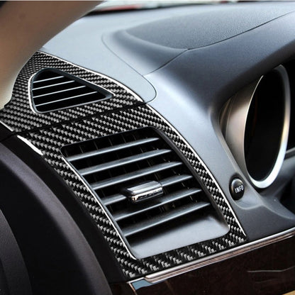4 PCS Car Carbon Fiber Left and Right Air Outlet Decorative Sticker for Mitsubishi Lancer EVO 2008-2015, Left and Right Drive Universal - Car Interior Mouldings by buy2fix | Online Shopping UK | buy2fix