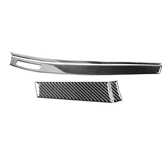 4 PCS Car Carbon Fiber Dashboard Panel Decorative Sticker for Mitsubishi Lancer EVO 2008-2015, Left Drive - Car Interior Mouldings by buy2fix | Online Shopping UK | buy2fix