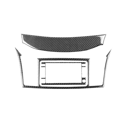 3 PCS Car Carbon Fiber Navigation System Set Decorative Sticker for Mitsubishi Lancer EVO 2008-2015, Left and Right Drive Universal by buy2fix