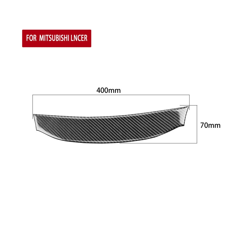 3 PCS Car Carbon Fiber Navigation System Set Decorative Sticker for Mitsubishi Lancer EVO 2008-2015, Left and Right Drive Universal by buy2fix