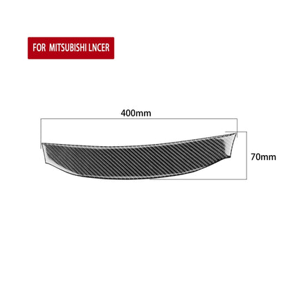 3 PCS Car Carbon Fiber Navigation System Set Decorative Sticker for Mitsubishi Lancer EVO 2008-2015, Left and Right Drive Universal by buy2fix