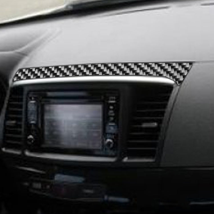 3 PCS Car Carbon Fiber Navigation System Set Decorative Sticker for Mitsubishi Lancer EVO 2008-2015, Left and Right Drive Universal by buy2fix