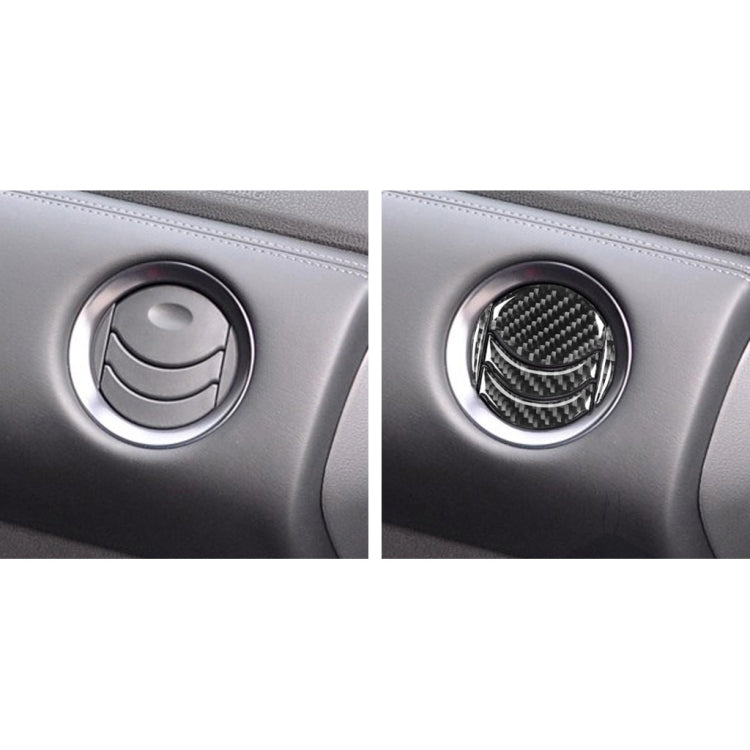 20 PCS Car Carbon Fiber Central Air Outlet Decorative Sticker for Nissan GTR R35 2008-2016, Left and Right Drive Universal by buy2fix
