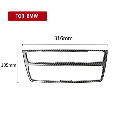 Carbon Fiber Car CD Panel Decorative Sticker for BMW (F30) 2013-2015 / (F34) 2013-2016 - Car Interior Mouldings by buy2fix | Online Shopping UK | buy2fix