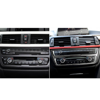 Carbon Fiber Car CD Panel Decorative Sticker for BMW (F30) 2013-2015 / (F34) 2013-2016 - Car Interior Mouldings by buy2fix | Online Shopping UK | buy2fix