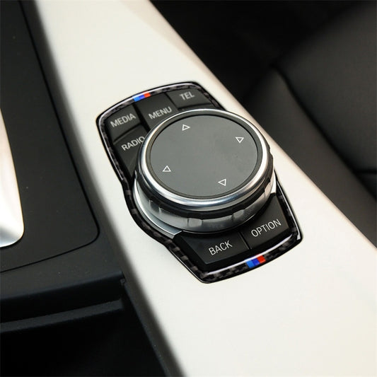Three Color Carbon Fiber Car Multimedia Frame Decorative Sticker for BMW X3 / X4 / X5 / X6 / F07 / F10 / F15 / F16 / F20 / F25 / F26 / F30 / F34 - Car Interior Mouldings by buy2fix | Online Shopping UK | buy2fix