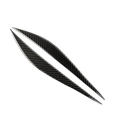 1 Pairs Carbon Fiber Car Lamp Eyebrow Decorative Sticker for BMW F30 2013-2015 - Car Interior Mouldings by buy2fix | Online Shopping UK | buy2fix