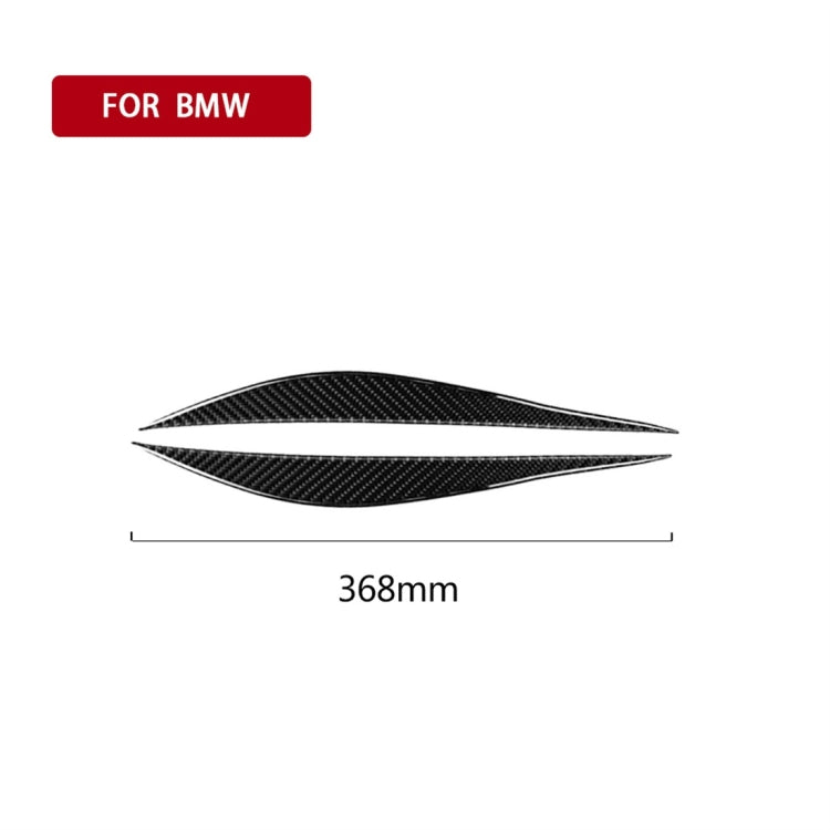 1 Pairs Carbon Fiber Car Lamp Eyebrow Decorative Sticker for BMW F30 2013-2015 - Car Interior Mouldings by buy2fix | Online Shopping UK | buy2fix