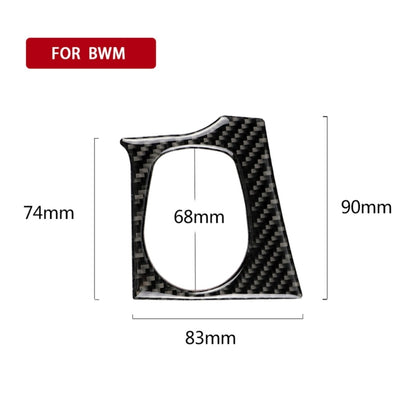 Carbon Fiber Car Key Hole Decorative Sticker for BMW F30 2013-2018 / F34 2013-2017, Sutible for Left Driving - Car Interior Mouldings by buy2fix | Online Shopping UK | buy2fix