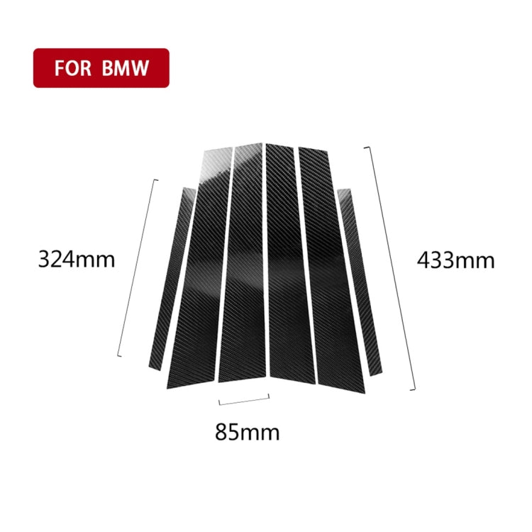 Carbon Fiber Car B Column Decorative Sticker for BMW E90 2005-2012 by buy2fix