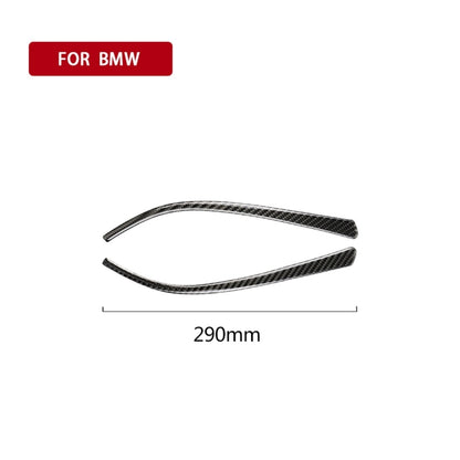 Carbon Fiber Car Rearview Mirror Bumper Strip Decorative Sticker for BMW F30 2013-2018 / F34 2013-2017 by buy2fix