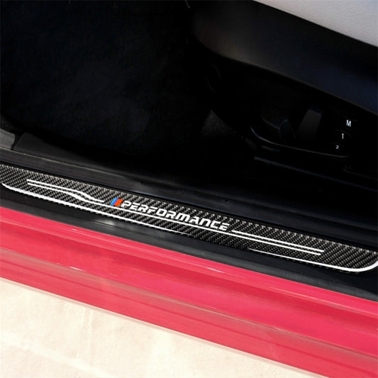 High Edition Carbon Fiber Car Door Threshold Decorative Sticker for BMW E90 2005-2012 - Car Interior Mouldings by buy2fix | Online Shopping UK | buy2fix