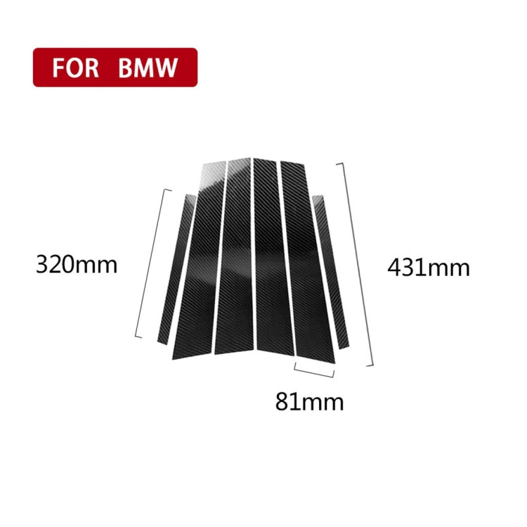 Carbon Fiber Car B Column Decorative Sticker for BMW F30 2013-2017 by buy2fix