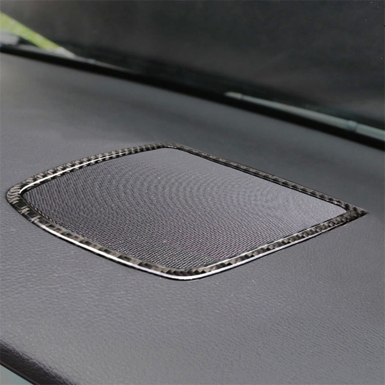Carbon Fiber Car Instrument Big Horn Frame Decorative Sticker for BMW 5 Series GT F07 2010-2016 by buy2fix