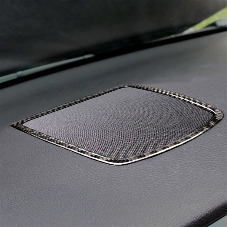 Carbon Fiber Car Instrument Big Horn Frame Decorative Sticker for BMW 5 Series GT F07 2010-2016 by buy2fix