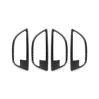 4 PCS Carbon Fiber Car Door Handle Frame Decorative Sticker for BMW 5 Series F10 2011-2017 - Car Interior Mouldings by buy2fix | Online Shopping UK | buy2fix