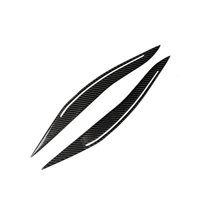 Carbon Fiber Car Lamp Eyebrow Decorative Sticker for BMW 5 Series F10 2014-2016 by buy2fix