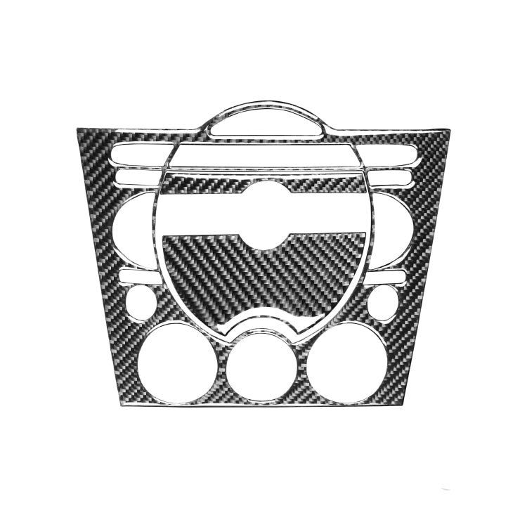 3 in 1 Car Carbon Fiber Dashboard Multimedia Panel Decorative Sticker for Mazda RX8 2004-2008, Left and Right Drive Universal by buy2fix