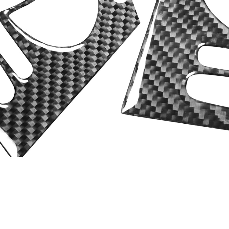 3 in 1 Car Carbon Fiber Dashboard Multimedia Panel Decorative Sticker for Mazda RX8 2004-2008, Left and Right Drive Universal by buy2fix