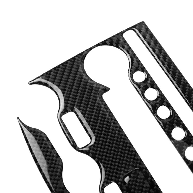 3 in 1 Car Carbon Fiber Air Conditioning Adjustment Panel Decorative Sticker for Nissan 370Z Z34 2009-, Left and Right Drive Universal by buy2fix