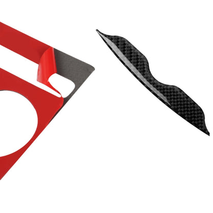 3 in 1 Car Carbon Fiber Air Conditioning Adjustment Panel Decorative Sticker for Nissan 370Z Z34 2009-, Left and Right Drive Universal by buy2fix