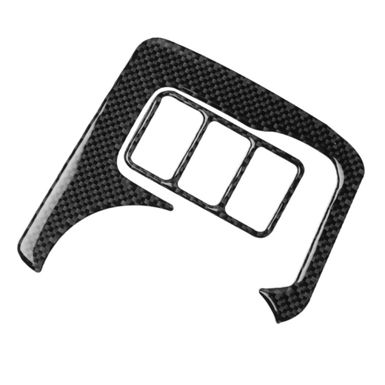 3 in 1 Car Carbon Fiber Central Control Cup Holder Panel Decorative Sticker for Nissan 370Z Z34 2009-, Left and Right Drive Universal by buy2fix