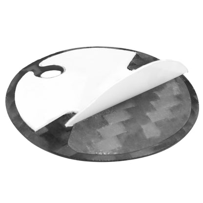 Car Carbon Fiber Engine Start Button Decorative Cover Trim for Ford Focus 2019 (Black) by buy2fix