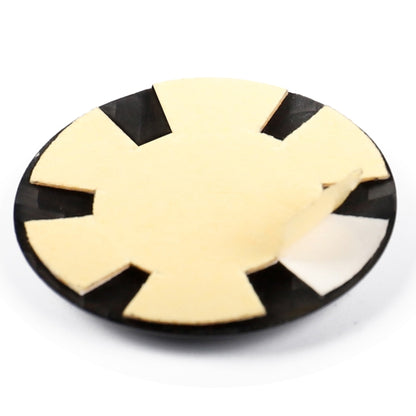 Car Carbon Fiber Engine Start Button Decorative Cover Trim for Volkswagen Tiguan L 2017-2019 (Black) by buy2fix