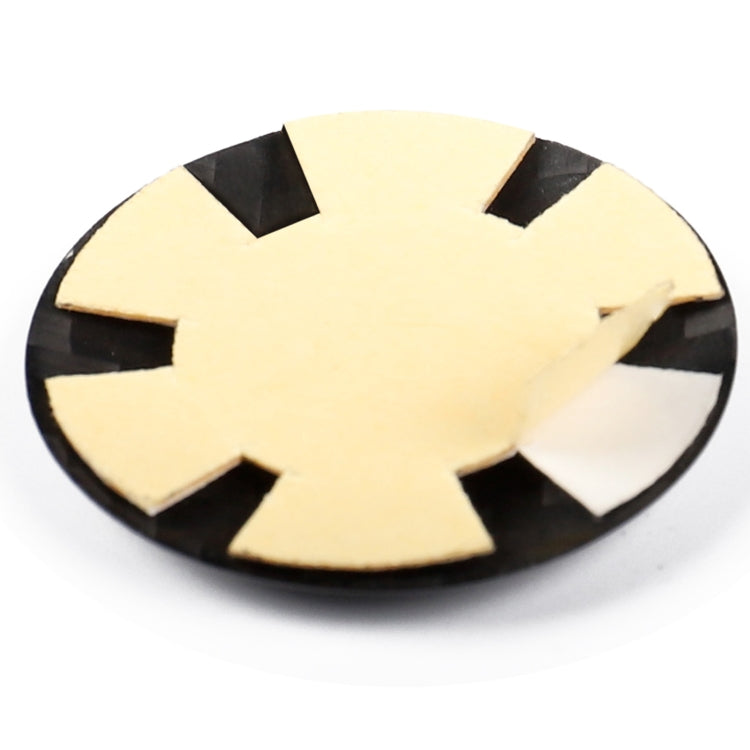 Car Carbon Fiber Engine Start Button Decorative Cover Trim for Volkswagen Tiguan L 2017-2019 (Red) by buy2fix