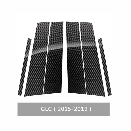 Car Carbon Fiber B Pillar Decorative Sticker for Mercedes-Benz GLC 2015-2019, Left and Right Drive Universal - Car Interior Mouldings by buy2fix | Online Shopping UK | buy2fix