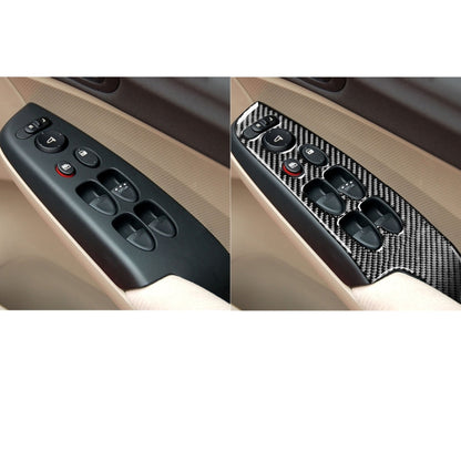 4 in 1 Car Carbon Fiber Glass Lift Panel Decorative Sticker for Honda Civic 8th Generation 2006-2011, Right Drive -  by buy2fix | Online Shopping UK | buy2fix