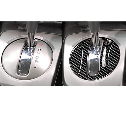 3 in 1 Car Carbon Fiber Automatic Gear Decorative Sticker for Honda Civic 8th Generation 2006-2011, Right Drive by buy2fix