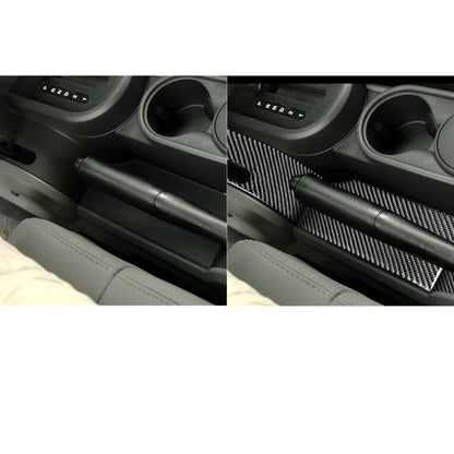 3 in 1 Car Carbon Fiber Gear Console Decorative Sticker for Jeep Wrangler JK 2007-2010, Left Drive by buy2fix