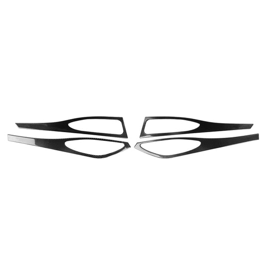 4 in 1 Car Carbon Fiber Door Decorative Sticker for Alfa Romeo Giulia 2017-2019, Left and Right Drive Universal - Car Interior Mouldings by buy2fix | Online Shopping UK | buy2fix